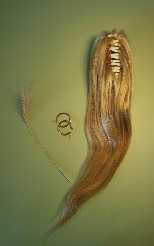 Ponytail blond 30 cm