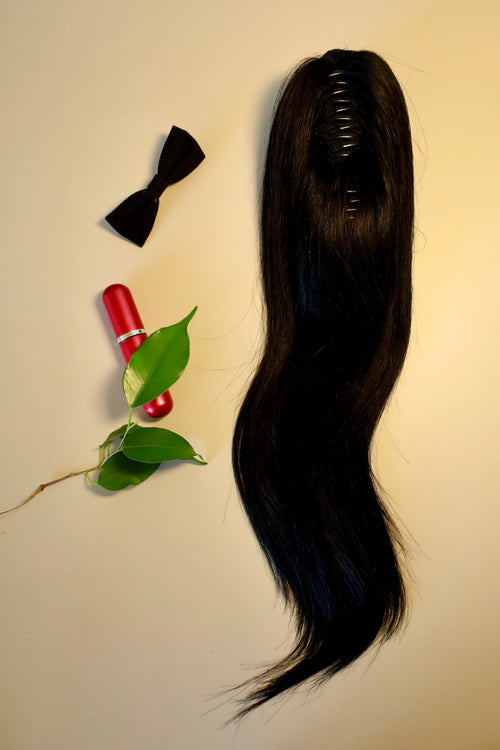 Ponytail noir 30 cm